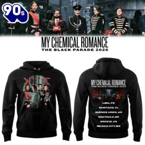 MCR The Black Parade 2026 Tour Hoodie Band