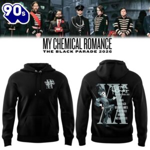 MCR The Black Parade 2026 Tour Hoodie Black
