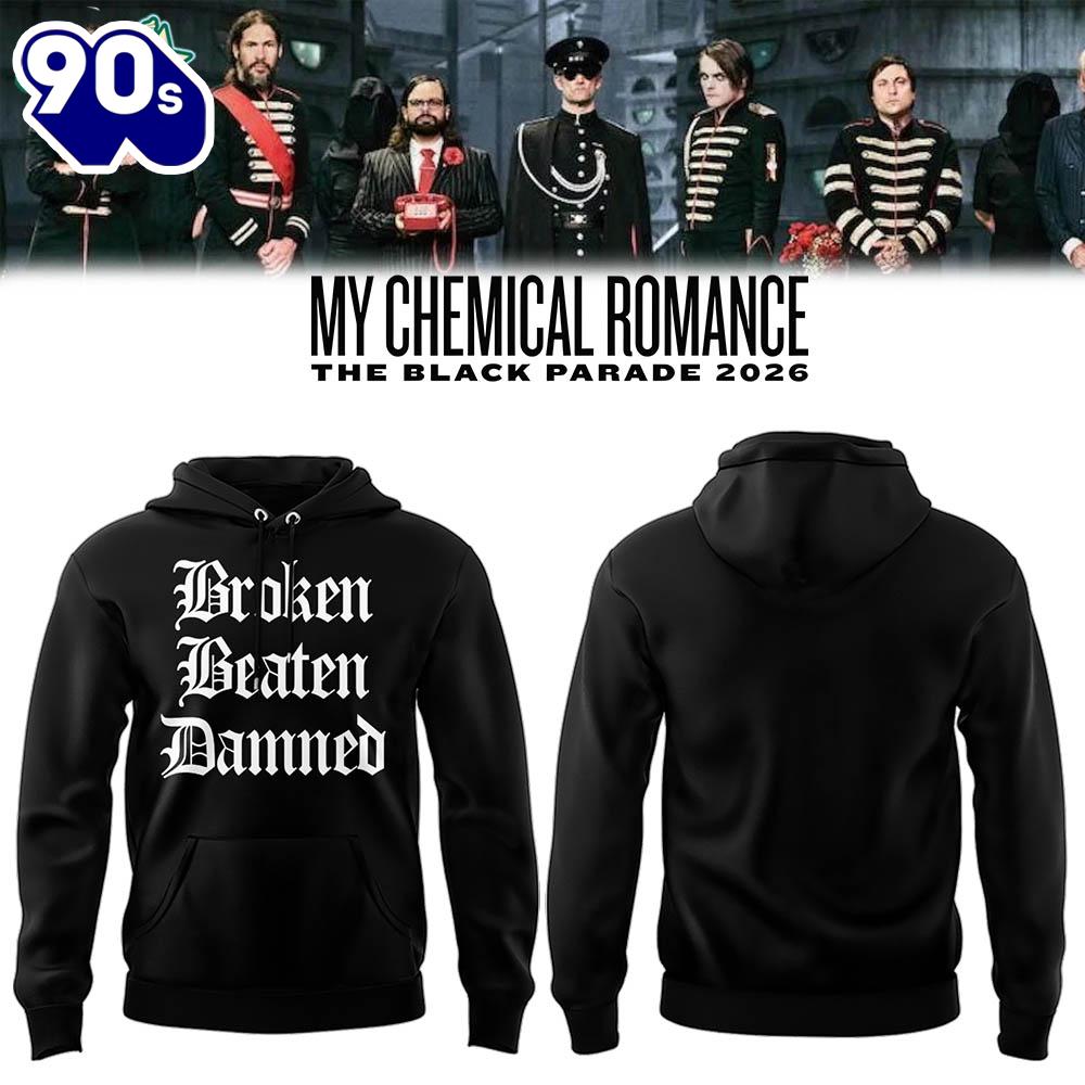 MCR The Black Parade 2026 Tour Hoodie MCR The Black Parade 2026 Tour Hoodie