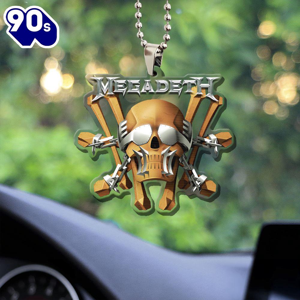 Megadeth Band Custom shape Clear 1-sided Acrylic Car Ornament  Christmas Day Megadeth Band Custom shape Clear 1-sided Acrylic Car Ornament  Christmas Day