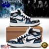 Megadeth Limited Signed Air Jordan 1 Hightop Shoes , Music Sneakers