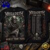 Megadeth World Tour 2026 Thrash Metal Vintage 3D Shirt, Viral 3D Music Tee