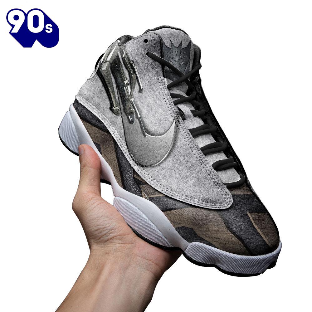 Megatron Air Jordan 13 Sneakers Transformer Custom Shoes Megatron Air Jordan 13 Sneakers Transformer Custom Shoes
