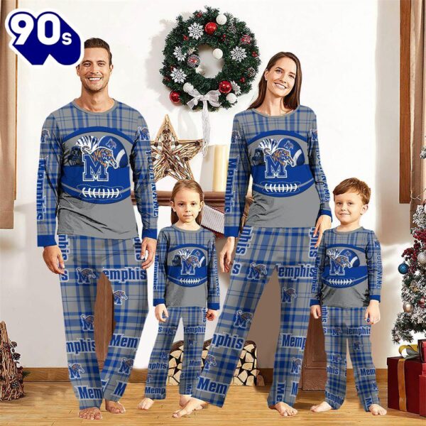 NCAA Family Pajama Sets  Memphis Tigers Pajamas Personalized Your Name