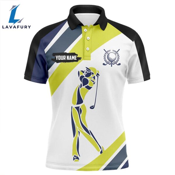 Mens Golf Polo Shirts Custom Sport Golf Attire   Gift Christmas