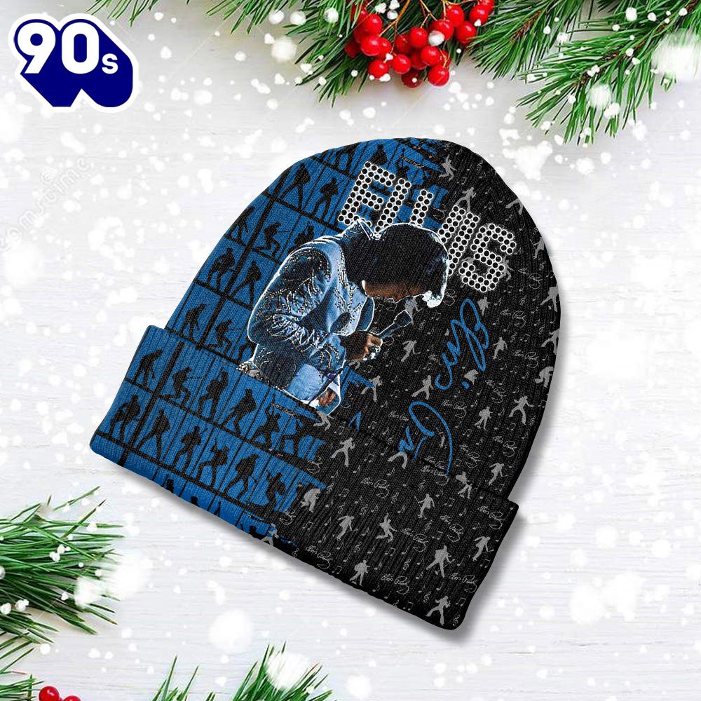 Merry Christmas 2024 Elvis Presley Beanie Hat Gift Xmas Merry Christmas 2024 Elvis Presley Beanie Hat Gift Xmas