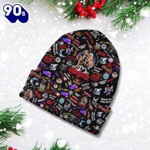 Merry Christmas Aerosmith Beanie Hats Gift Xmas