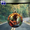 Merry Christmas Bob Marley Custom Shape 2-sided Acrylic Car Ornament Christmas Day