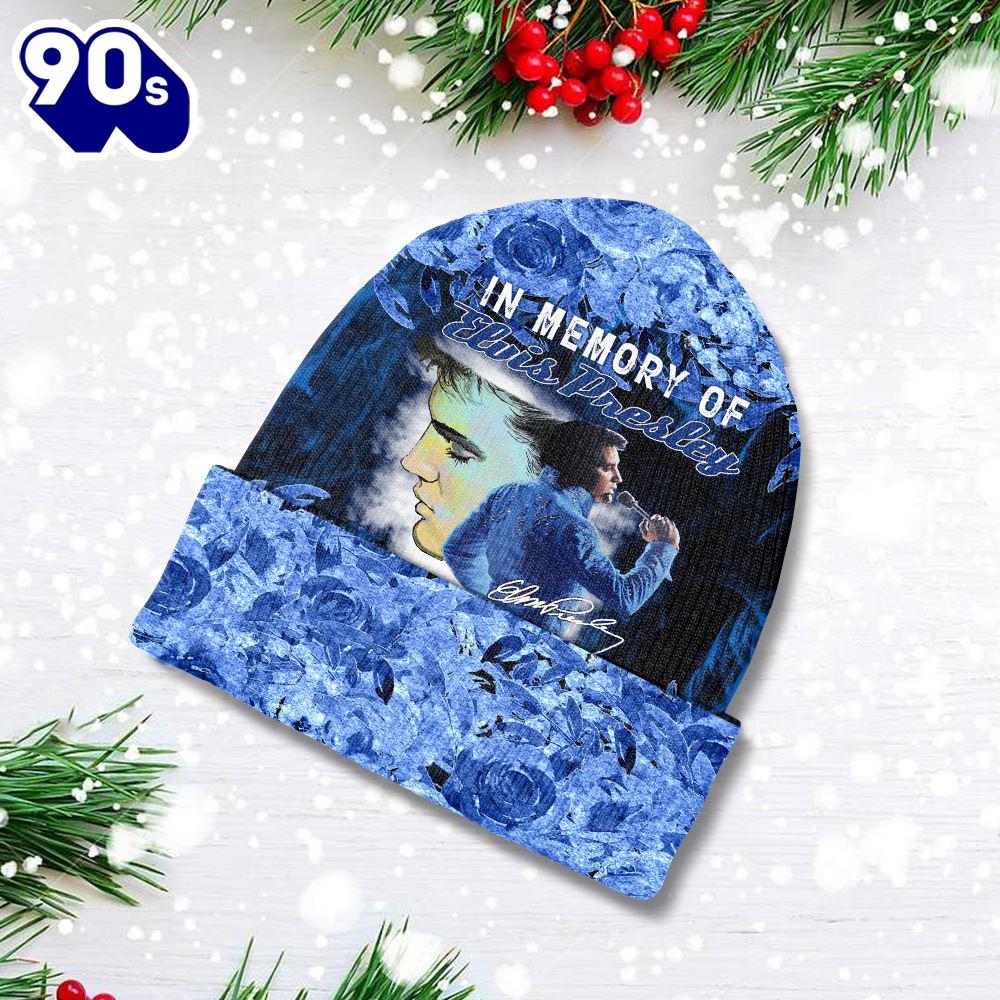 Merry Christmas Elvis Presley Beanie Hat Xmas 2024 Gift Xmas Merry Christmas Elvis Presley Beanie Hat Xmas 2024 Gift Xmas