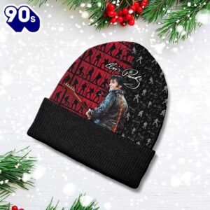 Merry Christmas Elvis Presley Best Of Song Beanie Hat Gift Xmas