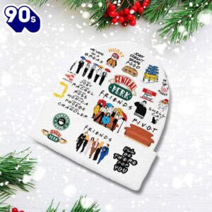 Merry Christmas Friends Beanie Hats Gift Xmas