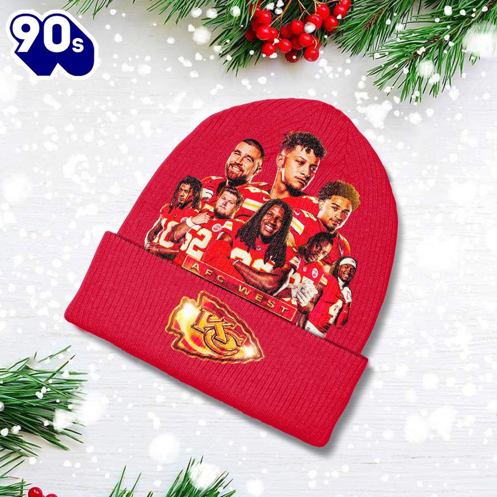 Merry Christmas Kansas City Chiefs Beanie Hat Gift Xmas Merry Christmas Kansas City Chiefs Beanie Hat Gift Xmas