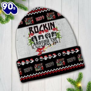 Merry Christmas Kiss Debut Album Cover With Santa Hats Beanie Hat Gift Xmas