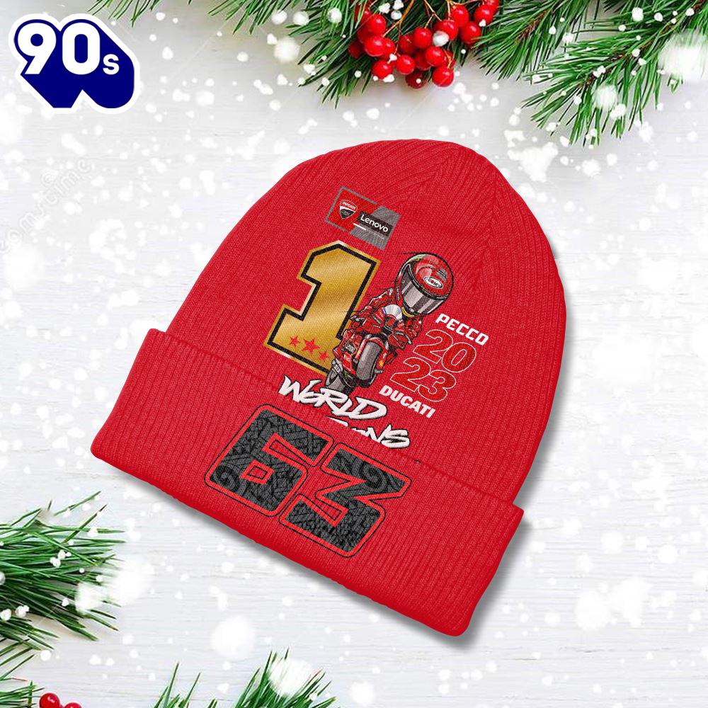 Merry Christmas Merry Christmas Francesco Bagnaia Beanie Hat Gift Xmas Merry Christmas Merry Christmas Francesco Bagnaia Beanie Hat Gift Xmas