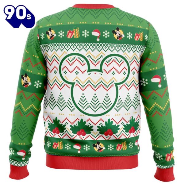 Merry Christmas Mickey Mouse Disney Ugly Christmas Sweater  Gift Christmas