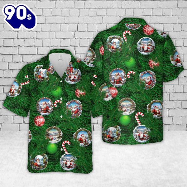Merry Christmas Santa Claus Hawaiian Shirt