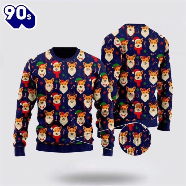 Merry Christmas  Merry Corgmas Corgi Dog Lover Ugly Christmas Sweater For Men And Women