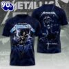 MET Band 3D Apparel Gift For Fans Rock Music 3D Shirt