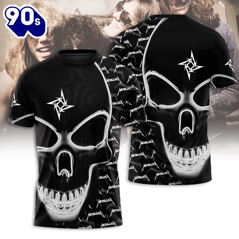 MET Band 3D Apparel New 2025 T-shirt For Fans Rock Music 3D Shirt MET Band 3D Apparel New 2025 T-shirt For Fans Rock Music 3D Shirt