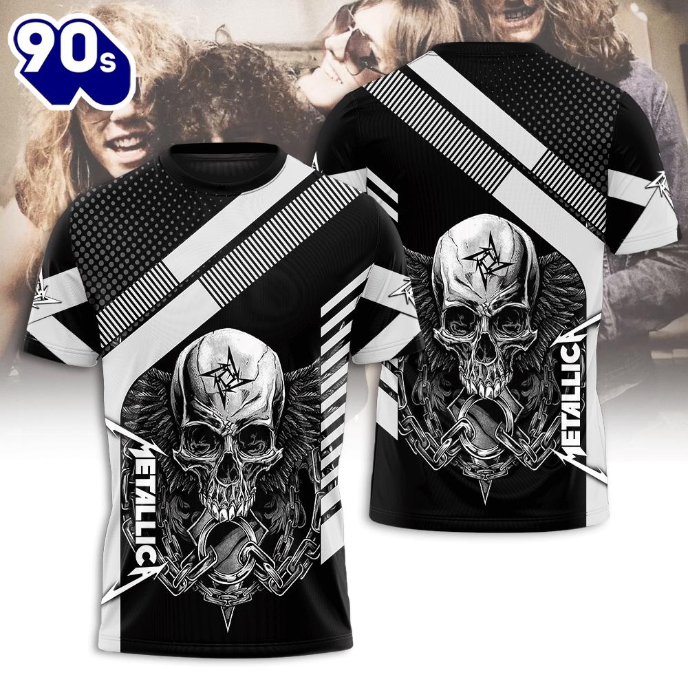 MET Band 3D Apparel T-shirt Gift Fans Rock Music 3D Shirt MET Band 3D Apparel T-shirt Gift Fans Rock Music 3D Shirt