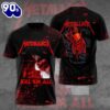 MET Band 3D Apparel  T-shirt, Outfits Summer Rock Music 3D Shirt