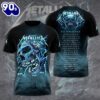 MET Band 3D Apparel  T-shirt Tee Rock Music 3D Shirt