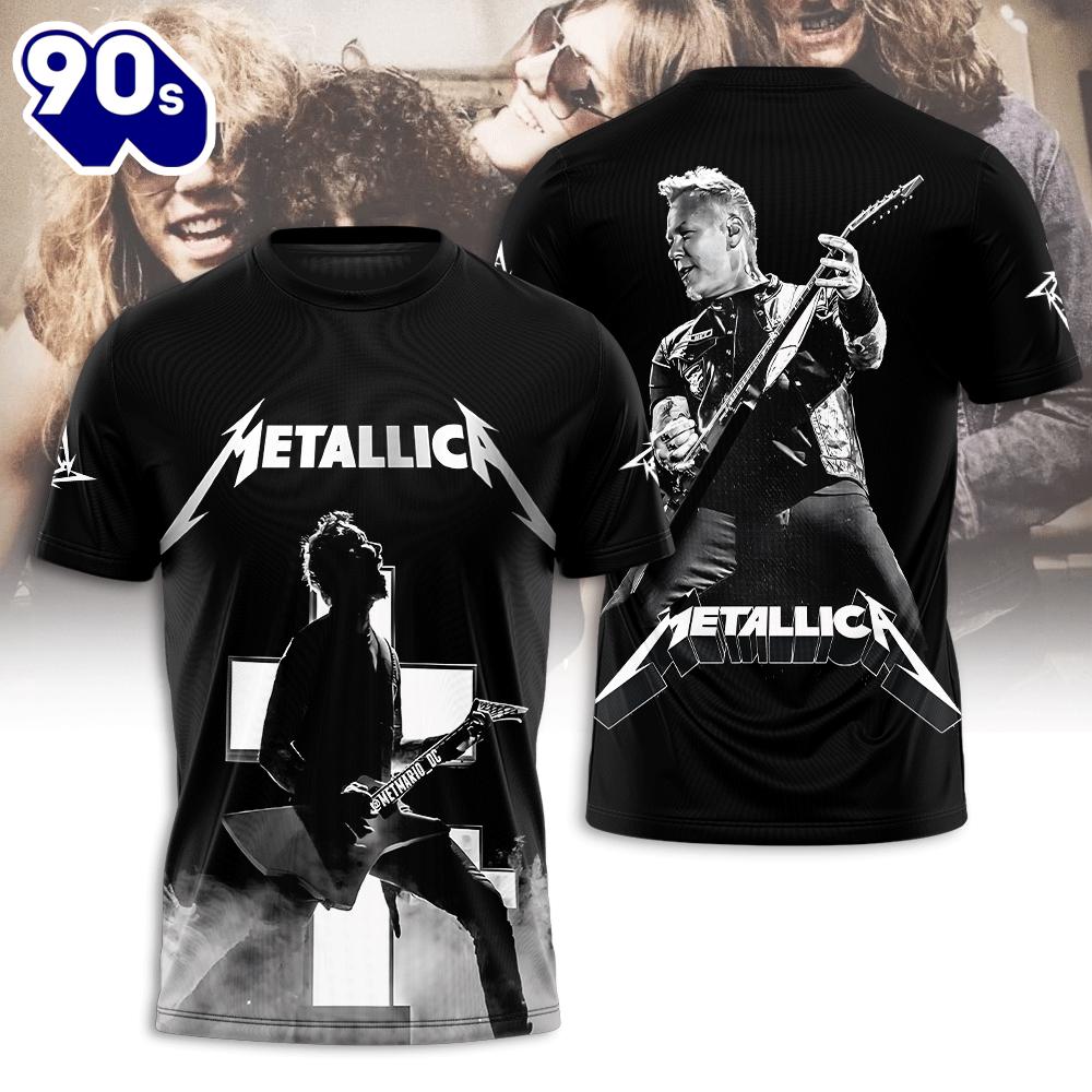 MET Band 3D Apparel  T-shirt Tee Rock Music 3D Shirt MET Band 3D Apparel  T-shirt Tee Rock Music 3D Shirt