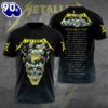 MET Band 3D Apparel  T-shirt Trendding Rock Music 3D Shirt