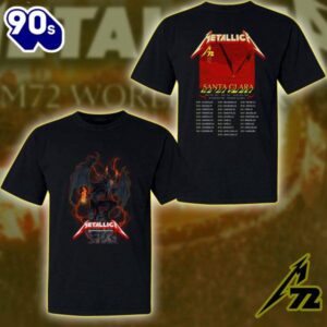 Metallica Concert Tour M72 World Tour June 20 2025 Santa  Clara Levi’s Stadium, No‑Repeat Weekend Setlist T‑Shirt For Fans