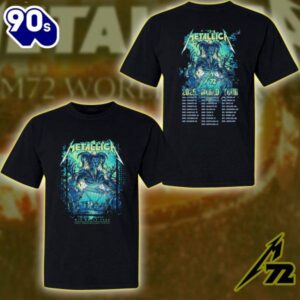 Metallica M72 Atlanta 2025 2D T-Shirt June 3 at Mercedes-Benz Stadium Dan Mumford AOP Tour For Fans