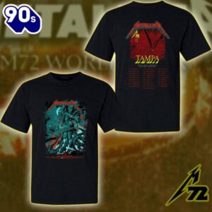 Metallica M72 Tampa 2025 Tour Unisex T-Shirt Pop-Up Exclusive at Raymond James Stadium For Fans