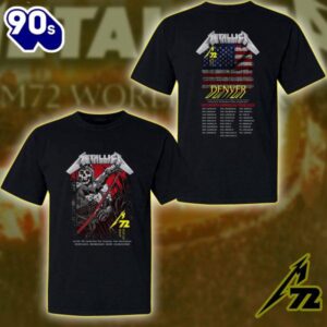 Metallica M72 World Tour Tee June 27 2025 at Empower Field Denver Unisex T-Shirt Featuring Full Night 1 Setlist For Fans