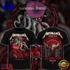 Metallica Sphere Las Vegas Concert Schedule 2026 Limited Edition T Shirt, Viral 3D Music Tee