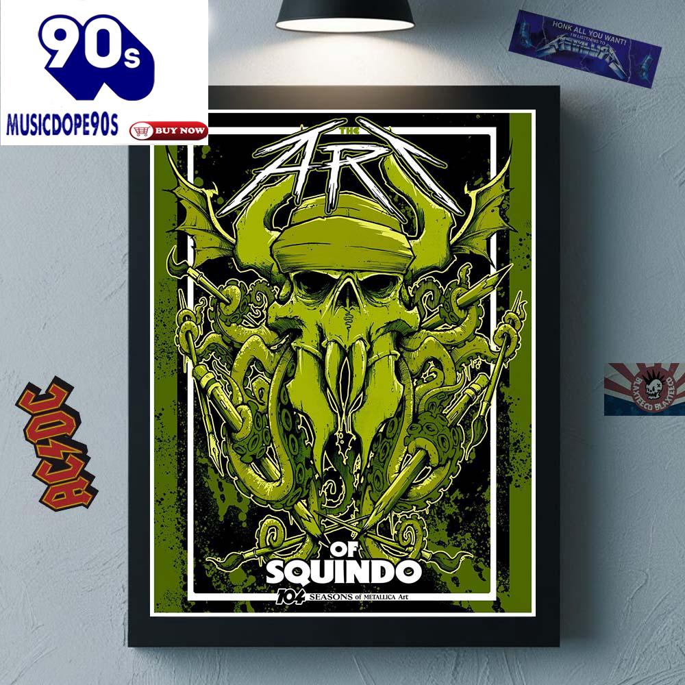 Metallica the Of Squindo 104 Seasons Of Metallica 2025 Canvas Metallica the Of Squindo 104 Seasons Of Metallica 2025 Canvas