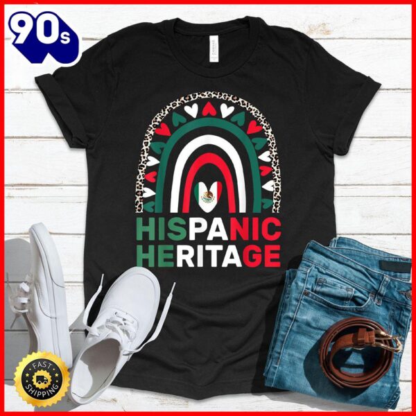 Halloween 2025  Mexican Flag Hispanic Heritage Month Mexico T-Shirt