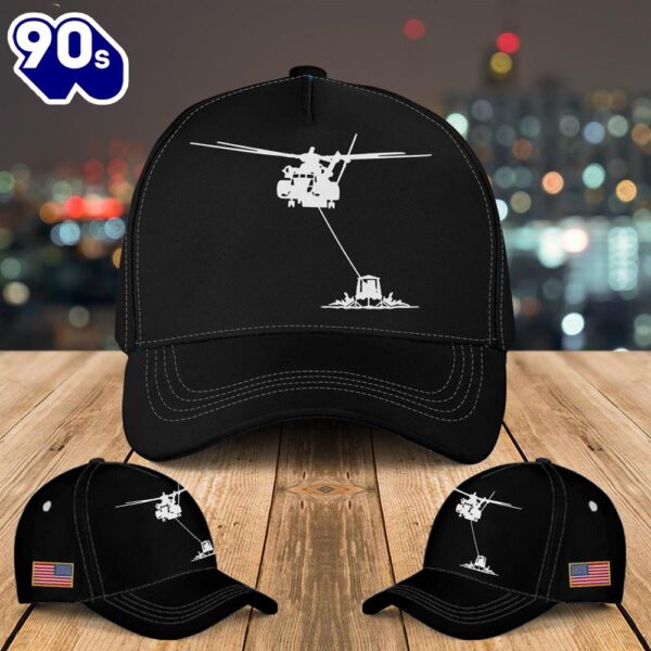 MH-53E Sea Dragon Towing MK-105 Baseball Cap  Gift For Veteran Day