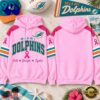 Miami Dolphins 2026 NFL Breast Cancer Awareness Game Day Hoodie Shirt, NFL Trending Shirt