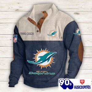 Miami Dolphins Button Up Shirts…