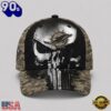 Miami Dolphins NFL Halloween Military Skull Camo Classic Cap, Football Classic Cap
