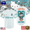 Miami Dolphins NFL Kitty Game Day Custom Baseball Jersey Shirt , Trending NFL Jersey
