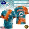 Miami Dolphins NFL Sunday Legends Tie Dye 3D Shirt, NFL Trending Shirt