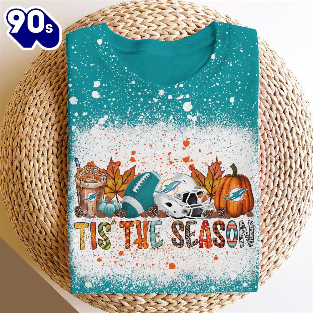 Miami Dolphins Tis The Season Sport For Fan 3D Shirts Miami Dolphins Tis The Season Sport For Fan 3D Shirts