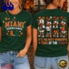 Miami Hurricanes 2026 NCAA Autumn Festive Cheer T Shirt , Trending NCAA 3D Tee