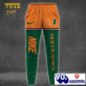 Miami Hurricanes NCAA Hoodie And Pants