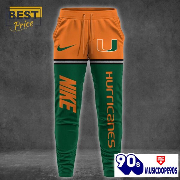 Miami Hurricanes NCAA Hoodie And Pants