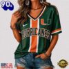 Miami Hurricanes NCAA Rivalry Game Spirit V neck T Shirt, Trending NCAA V Neck