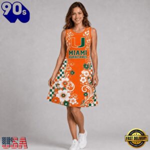Miami Hurricanes NCAA Sporty Floral&hellip;