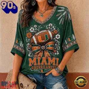 Miami Hurricanes NCAA Vintage Floral&hellip;