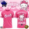 Miami Marlins x Hello Kitty Night 2026 Graphic 3D Shirt, Sport Trend 3D Shirt
