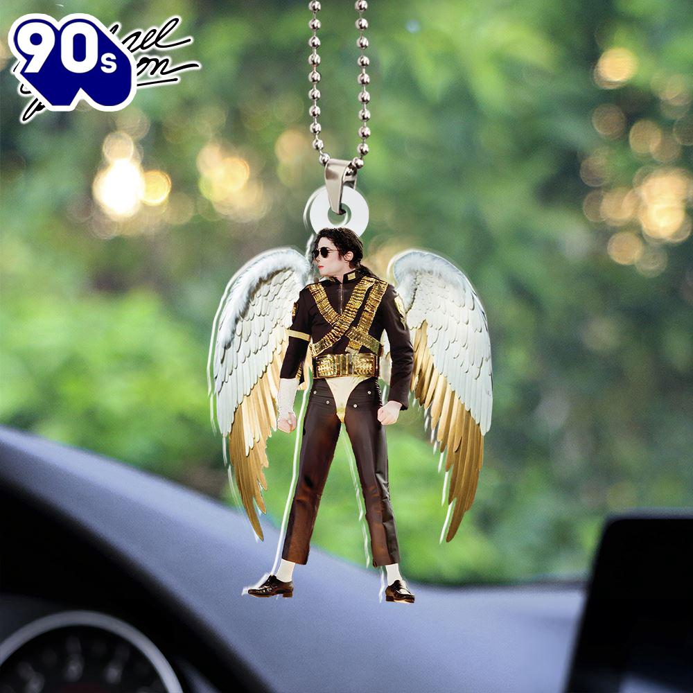 Michael Jackson Custom Shape 2-sided Acrylic Car Ornament Gift For Xmas Christmas Day Michael Jackson Custom Shape 2-sided Acrylic Car Ornament Gift For Xmas Christmas Day
